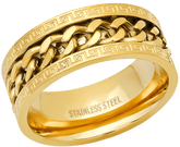 Cuban Link Spinner Ring - Steel Time
